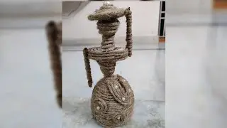 Jute Doll | Made from jute rope and a coconut shell | DIY