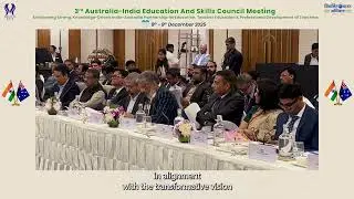 Professor Pankaj Arora, Chairperson NCTE spoke at Australia-India Education & Skills Council Meeting
