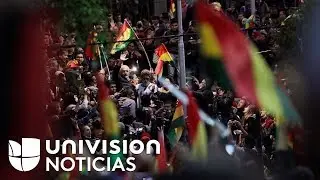 Manifestantes en Bolivia denuncian fraude electoral y piden la salida de Evo Morales