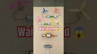Mini Electric Machine with DC Motor ⚙️ | Science Shorts|| #motorbuilding #dcmotor #shorts #tending