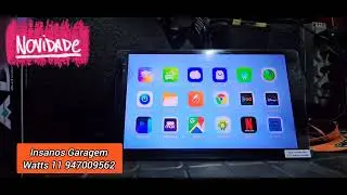 Central Multimídia Adak IPlay 2/64, Carplay e Android Auto, Bluetooth, IPS, DSP, Multitela, PIP, RGB