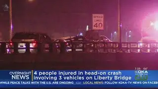 4 Hospitalized After Liberty Bridge Crash