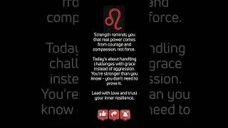 ♌ LEO -Your Heart Is Your Power #leo #leohoroscope #leotarot #astrology #shorts #tarot #fyp