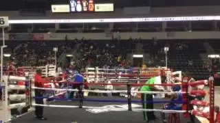 Coop first fite at ringside july 2016