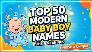 TOP 50 MORDEN BABY BOY NAMES 🥰❤️