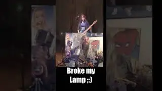 I BROKE my Lamp 🥲... got to excited for LOVEBITES BURDEN OF TIME Reaction #music #reaction #blogger