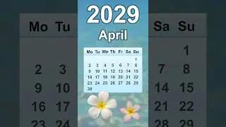 April 2029 Calendar