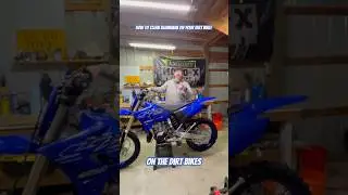 Dirt Bike Cleaning Tip #dirtbike #dirtbikecleaning #twostroke #fourstroke #dirtbikelife