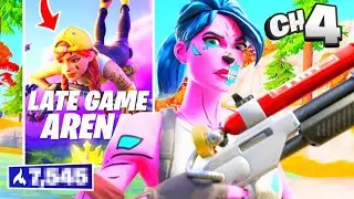 Destroying in Fortnite Chapter 4 LATE GAME ARENA..