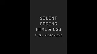 I Code HTML & CSS Without Saying a Word… Like a Real Frontend Monk 🧘‍♂️