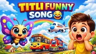 Titli Udi Ud Na Saki 🚍✈️🚆 | Funny Kids Cartoon Song in Hindi | ABCIFY
