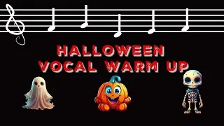 Halloween Vocal Warm Up | Spooky Season Singing | Fun Choir Voice Exercises