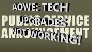 Age of Warring Empire: Tech upgrades not working!!!