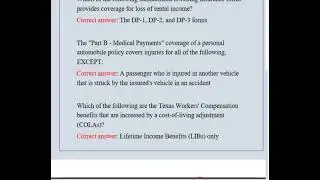 TEXAS ALL LINES ADJUSTER EXAM BRAND NEW!! (200+ QUESTIONS AND CORRECT ANSWERS) VERIFIED ANSWER