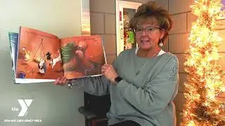 Miss Angie reading Bear Stays Up For Christmas by Karma Wilson