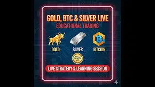 LIVE GOLD(XAUUSD)  & Crypto (BTC/ETH) TRADING! 📈 | Catch 9.45 AM IST Market Moves ! 🚀