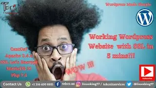 How to install WordPress on Linux in 5 Minutes | Tutorial | @TekcoTechTutorials