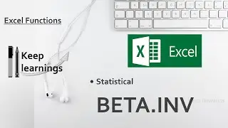Excel BETA INV Function