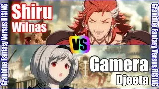 [GBVSR] (4K) Granblue Fantasy Versus Rising Rank match  Shiru (Wilnas) vs Gamera (Djeeta)