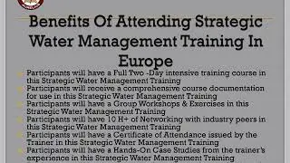 Strategic Water Management in  Europe