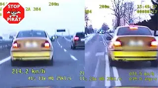 Pościg za ż&oacute;łtym BMW e46 w kierunku Lublina. STOP PIRAT