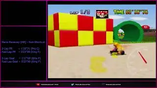Mario Raceway (MR): Non-Shortcut Fast Lap 0'23