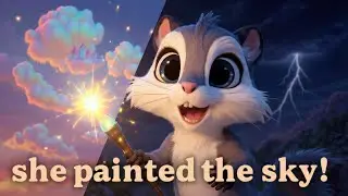 She Painted the Sky… And Everything Changed 🌈✨ | Magical Moral Story for Kids & Teens
