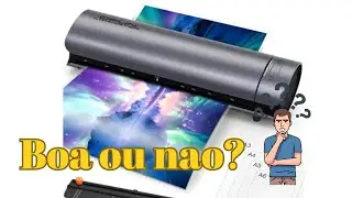 Unboxing E TESTE PLASTIFICADORA E LAMINADORA QFUN A3