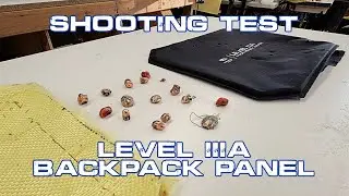 What will our Level IIIA Bulletproof Backpack Panel stop???