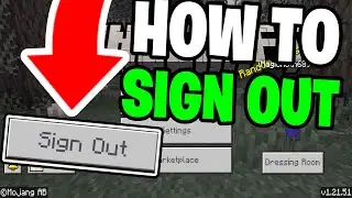 How To Sign Out Of Minecraft Microsoft Account! - Tutorial