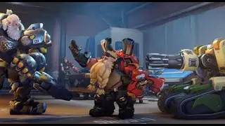 Torbj&ouml;rn takes care of Bastion cutscene | Overwatch PvE cutscene