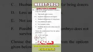 neet 2026 most important questions #neet #neet2026  #neetexam2026  #aiims #neetmotivation