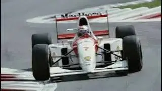 F1 1993 Italian GP Michael Andretti Got The Podium Scene