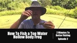 How to Fish a Frog Top Water Hollow Body with MFC's Andrew Bebb
