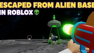 I Escaped from Alien Base in Roblox 👽#Roblox 👽