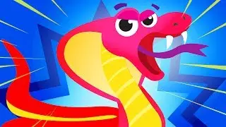 I'm A Slippery Slithering Snake 🔴  Where Is My Tongue? by Little Angel