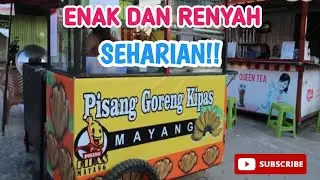 Pernah Coba Pisang Kipas Di Sini?? Yang Jumbo Benar-benar Kayak Kipas Beneran!!