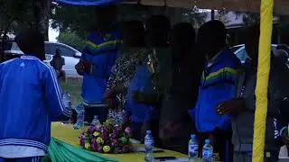 Chuo cha ualimu Tarime wafanya sherehe uwanjani baada ya kuibuka washindi wa jumla UMISAVUTA.