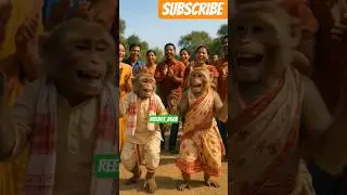 Monkey dance #assam #bihu #guwahati #jorhat #aishorts #virapshorts #tezpur #goalpara #reel #jorhat