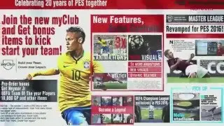 Играем бесплатно онлайн в MyClub Pes 2016