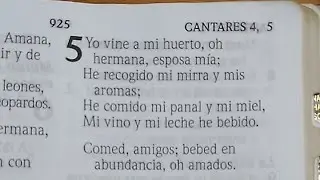 Cantar de los Cantares 5-6 (El tormento de la separaci&oacute;n) RVR1960