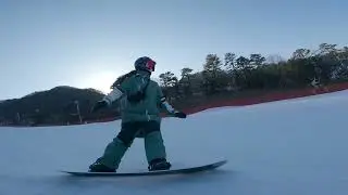 21/22 지산리조트 아이스비비기// 블루/뉴오렌지/실버 //시작과끝은 베이직