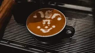Joker Face latte art | Cara membuat latte art joker face by kakagear