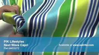 Video of P/K Lifestyles 403272 Next Wave Capri Fabric #403272