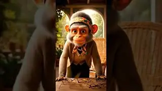 Мартышка и очки  - басня И. Крылова #мультик #cartoon