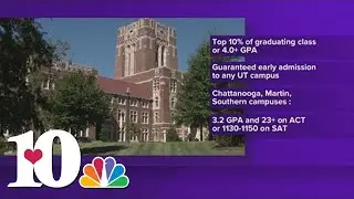 UT guarantees admissions for top TN high school seniors