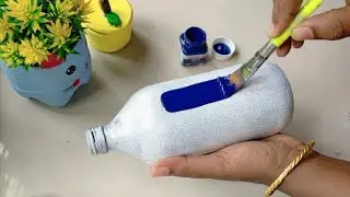Very Unique Mirror Bottle Decoration /Very Beautiful Bottle Design Ideas/Diy bottle Art F home decor