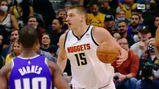 Jokic Made One of His Wildest No-Look Passes Ever in Slo-Mo 👀