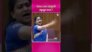 అసలుDISHA చట్టానికి చట్టబద్ధత ఉందా.. #DishaAct #HomeMinisterAnitha #AssemblySpeech #TDPParty #AP