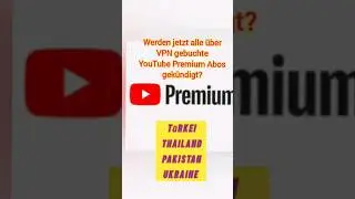 K&uuml;ndigung  aller VPN YouTube Premium Abos? #shortsyoutube